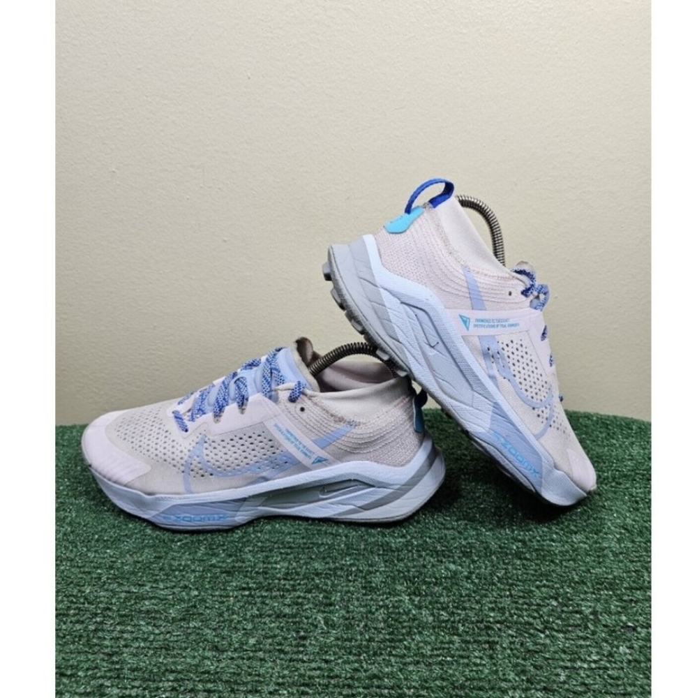 Nike ZoomX Zegama Trail Womens Pearl Pink Blue Whisper Size 9 DH0625-601